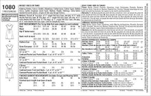 Load image into Gallery viewer, Sewing Pattern: Simplicity 1080