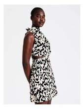 Load image into Gallery viewer, Wayne Cooper Cocktail Dress in Animal Glitch Fabric