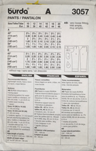 Load image into Gallery viewer, Vintage Sewing Pattern: Burda 3057