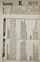 Load image into Gallery viewer, Vintage Sewing Pattern: Burda 4214