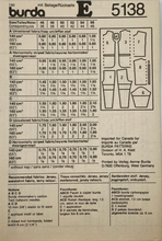 Load image into Gallery viewer, Sewing Pattern: Burda 5138