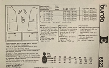 Load image into Gallery viewer, Sewing Pattern: Burda 6523