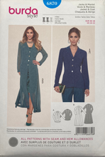 Load image into Gallery viewer, Sewing Pattern: Burda 6870