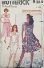 Load image into Gallery viewer, 1988 Vintage Sewing Pattern: Butterick 6444
