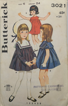 Load image into Gallery viewer, 1960's Vintage Sewing Pattern: Butterick 3021
