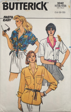 Load image into Gallery viewer, 1985 Vintage Sewing Pattern: Butterick 3242