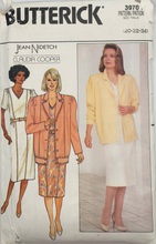Load image into Gallery viewer, 1986 Vintage Sewing Pattern: Butterick 3970