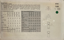 Load image into Gallery viewer, Sewing Pattern: Butterick 4741
