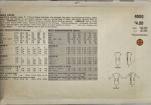 Load image into Gallery viewer, Sewing Pattern: Butterick 4995
