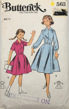 Load image into Gallery viewer, 1960's Vintage Sewing Pattern: Butterick 563