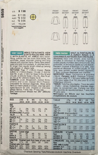 Load image into Gallery viewer, 1991 Vintage Sewing Pattern: Butterick 5859