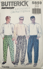 Load image into Gallery viewer, 1991 Vintage Sewing Pattern: Butterick 5859