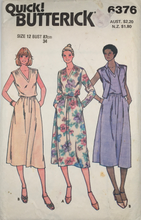 Load image into Gallery viewer, Vintage Sewing Pattern: Butterick 6376