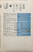 Load image into Gallery viewer, 1980's Vintage Sewing Pattern: Butterick 6530