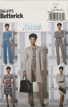 Load image into Gallery viewer, 2017 Sewing Pattern: Butterick B6495