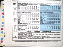 Load image into Gallery viewer, Vintage Sewing Pattern: McCalls 6076