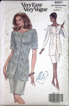 Load image into Gallery viewer, Vintage Sewing Pattern: Vogue 8251