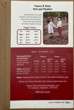 Load image into Gallery viewer, Sewing Pattern: Figgy's Franco & Fiona