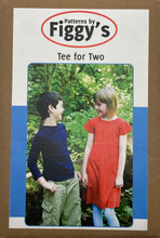 Load image into Gallery viewer, Sewing Pattern: Figgy's Tee for Two