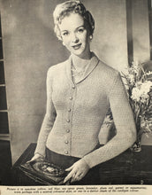 Load image into Gallery viewer, 1950's Vintage Kitting Booklet: Woman's Weekly No. 2