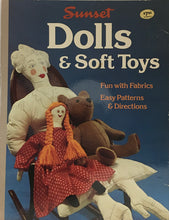 Load image into Gallery viewer, Vintage Sewing Book: Sunset Dolls & Soft Toys
