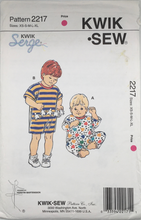 Load image into Gallery viewer, Vintage Sewing Pattern: Kwik Sew 2217