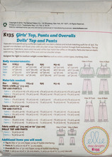 Load image into Gallery viewer, Sewing Pattern: Kwik Sew K135