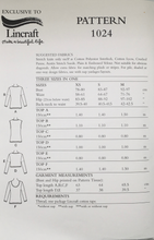 Load image into Gallery viewer, Sewing Pattern: Lincraft 1024