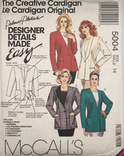 Load image into Gallery viewer, Uncut Sewing Patter: McCalls 5004