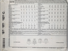 Load image into Gallery viewer, McCalls Sewing Pattern: 5470