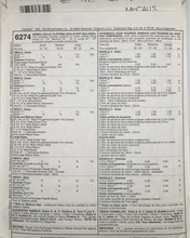 Load image into Gallery viewer, Uncut McCalls Sewing Pattern 6274