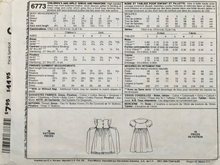 Load image into Gallery viewer, 1993 Vintage Sewing Pattern: McCalls 6773