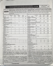 Load image into Gallery viewer, McCalls Sewing Pattern: 6899