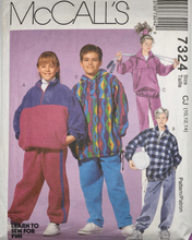 Load image into Gallery viewer, McCalls Sewing Pattern 7324