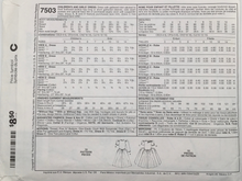 Load image into Gallery viewer, 1995 Vintage Sewing Pattern: McCalls 7503