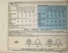 Load image into Gallery viewer, sewing Pattern: McCalls 7742