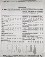Load image into Gallery viewer, Sewing Pattern: McCalls M7865