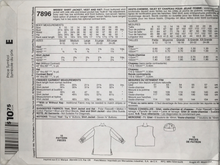 Load image into Gallery viewer, Vintage Sewing Pattern: McCalls 7896