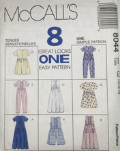 Load image into Gallery viewer, 1996 Vintage Sewing Pattern: McCalls 8044