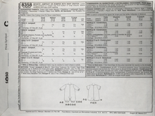 Load image into Gallery viewer, Uncut Sewing Pattern: McCalls 8358