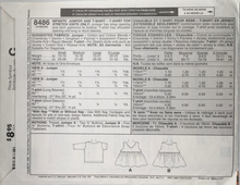 Load image into Gallery viewer, McCalls Sewing Pattern 8486
