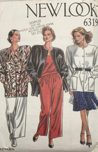 Load image into Gallery viewer, 1980's Vintage Sewing Pattern: New Look 6319