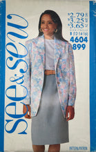 Load image into Gallery viewer, Vintage Sewing Pattern: See & Sew 4604/899