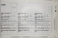 Load image into Gallery viewer, 2011 Sewing Pattern: Simplicity 1978