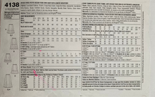 Load image into Gallery viewer, Sewing Pattern: Simplicity 4138