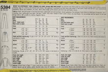 Load image into Gallery viewer, 1982 Vintage Sewing Pattern: Simplicity 5384