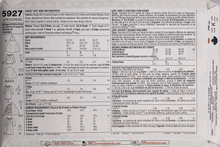 Load image into Gallery viewer, 2002 Sewing Pattern: Simplicity 5927