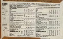 Load image into Gallery viewer, Sewing Pattern: Simplicity 5949