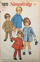 Load image into Gallery viewer, 1966 Vintage Sewing Pattern: Simplicity 6812
