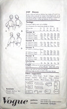 Load image into Gallery viewer, Vintage Sewing Pattern: Vogue 5107